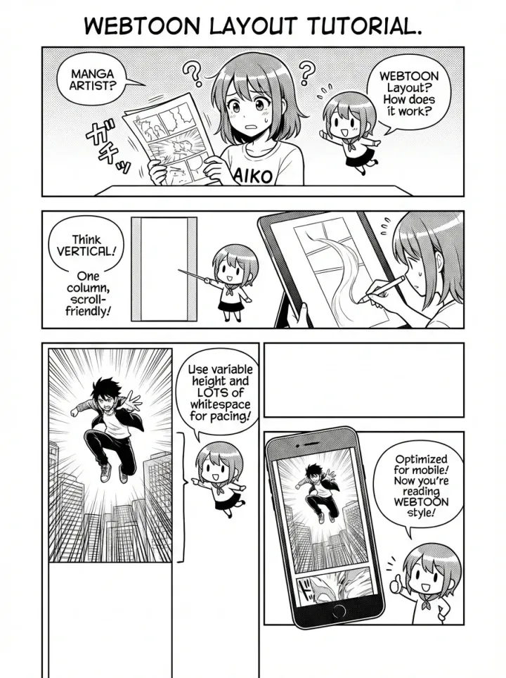Teach through a vertical comic — author preview 1