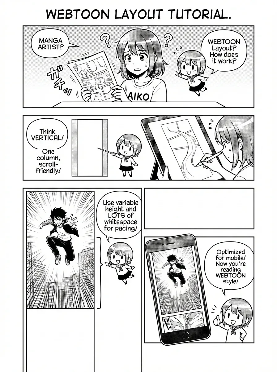Teach through a vertical comic — author preview 1