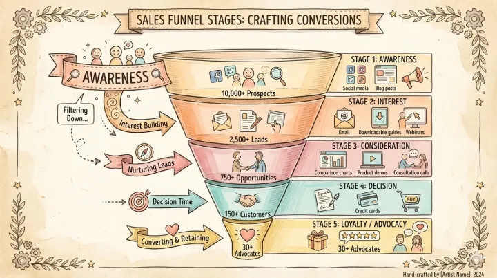 See where a funnel narrows — author preview 1