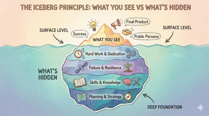 What an iceberg hides — author preview 1