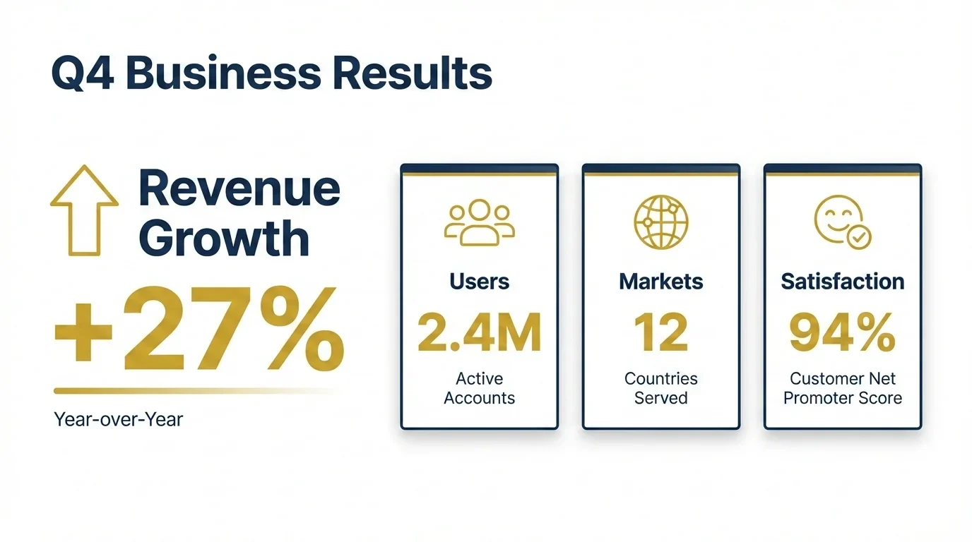 Quarterly results that read clearly — author preview 1