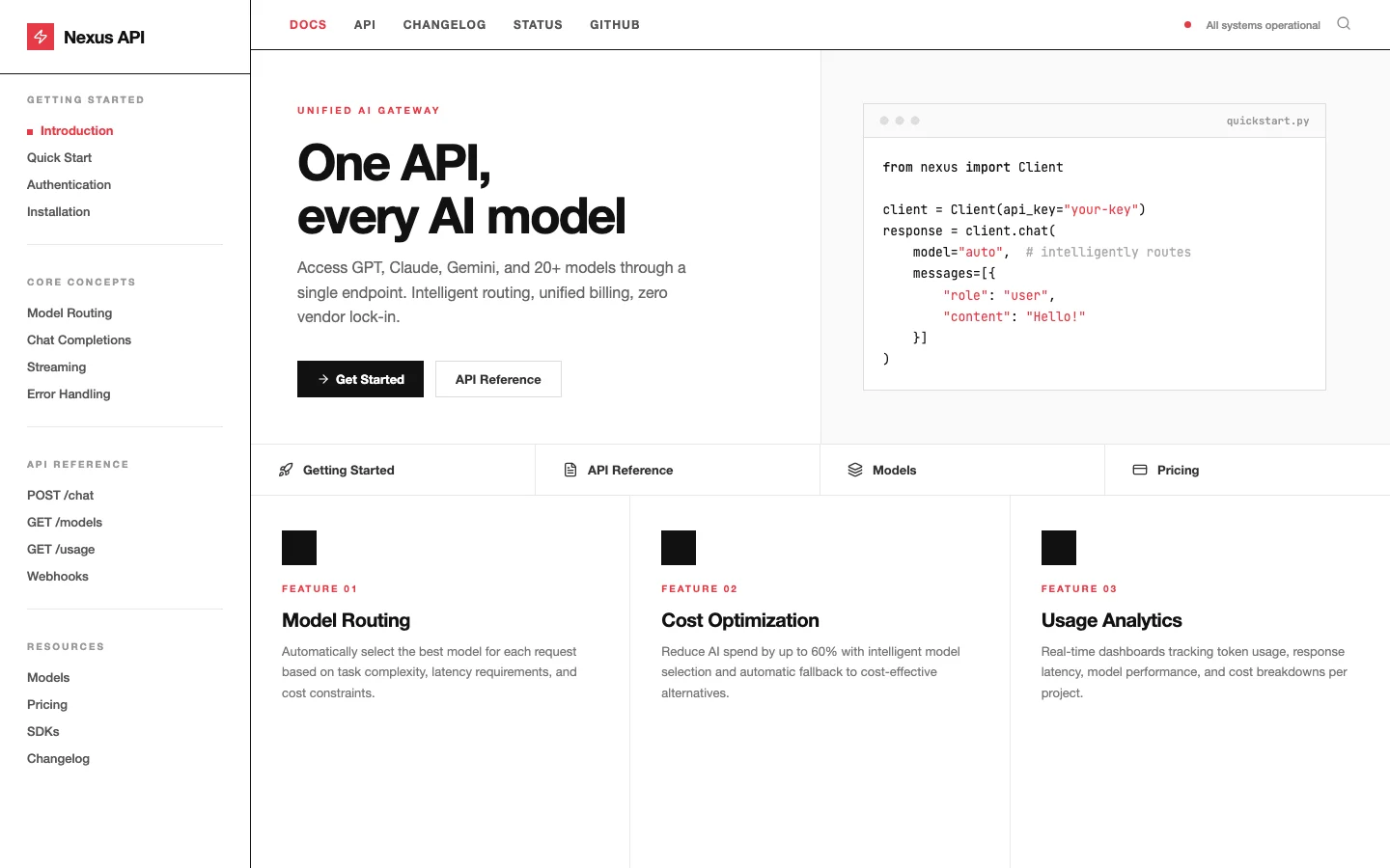 Nexus developer documentation — author preview 1