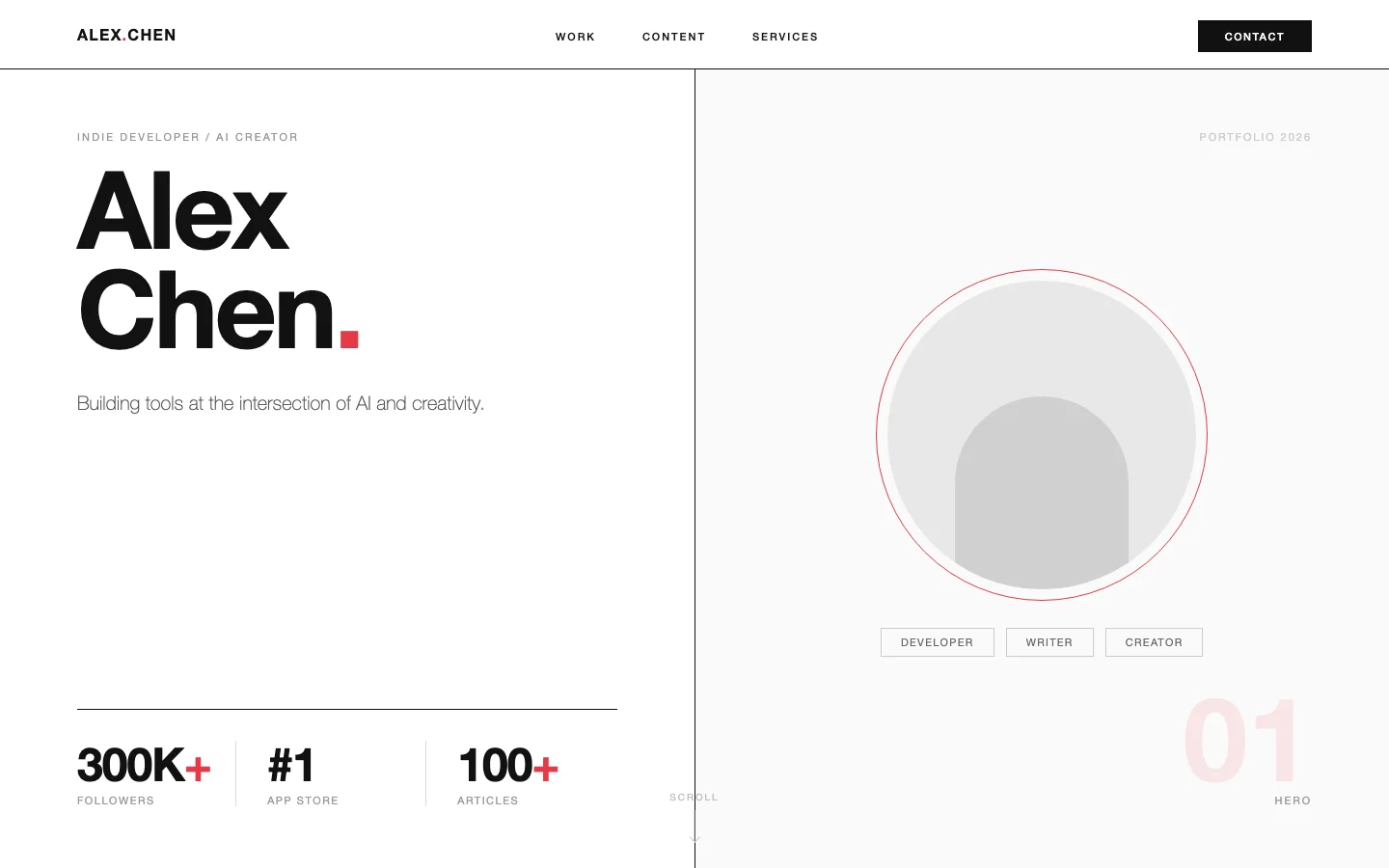 An independent maker portfolio — author preview 1