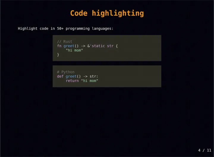 Presenterm: demo.gif