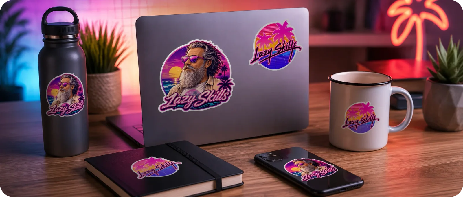 Lazyskills:Lazy Skills stickers